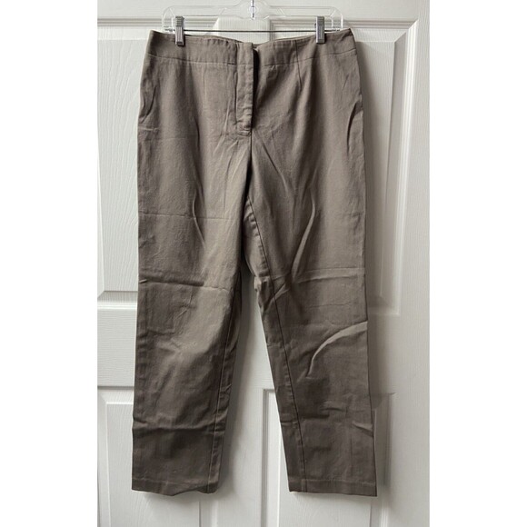 Chicos Fabulously Slimming long Pants Women's Size Size 8 Short Mocha Brown - Picture 6 of 6